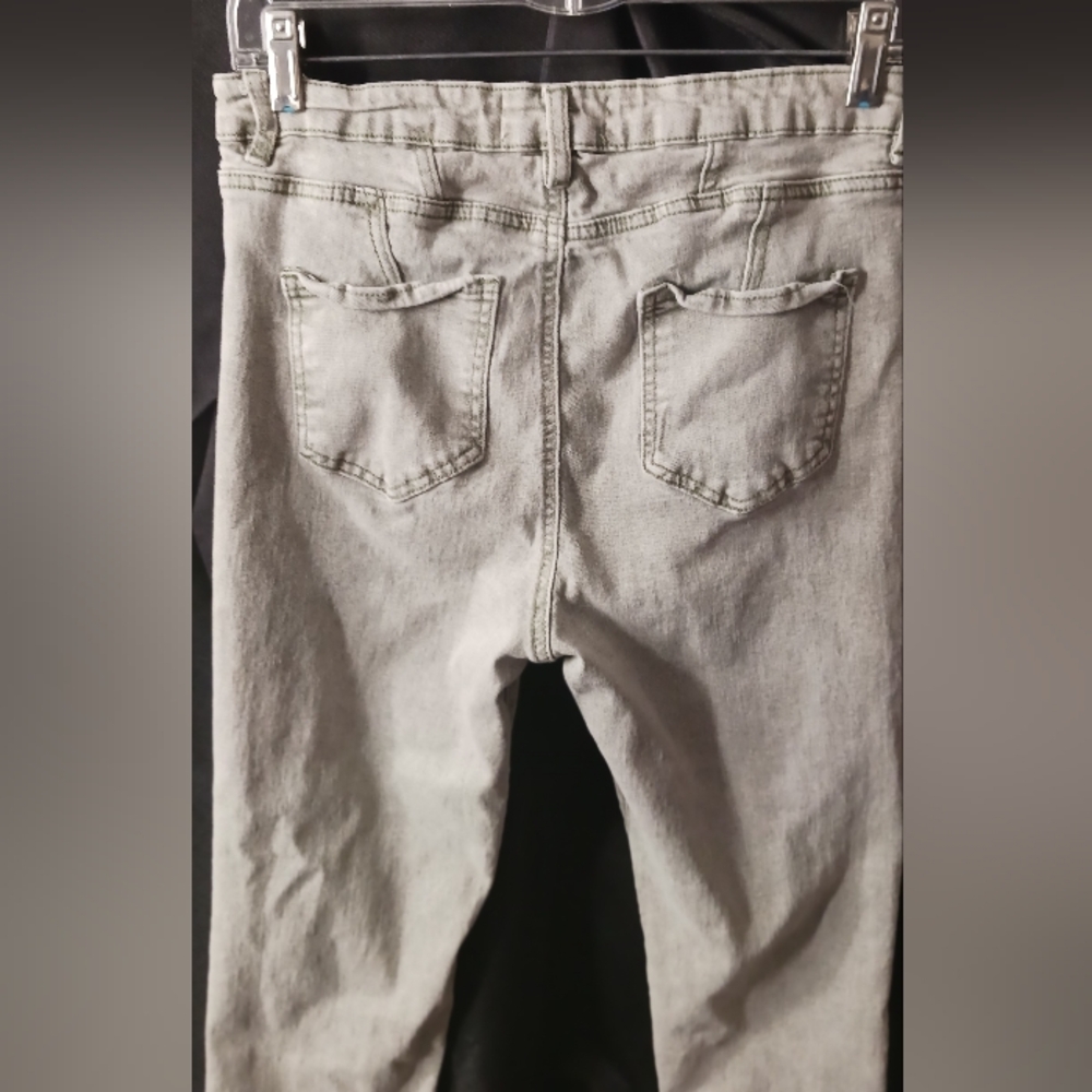 Shape Up Sculpting Stretch Skinny Jeans - Green - Picture 9 of 9